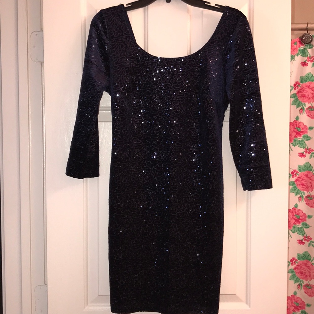 Velvet Sequin Dress